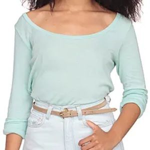 American Apparel Sheer Scoop Neck tee